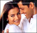 Amisha-Hrithik in Aap Mujhe Achche Lagne Lage