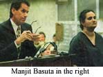 Manjit Basuta in the right