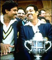 Kapil Dev and Mohinder Amarnath